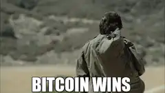Walter White walking away Bitcoin wins