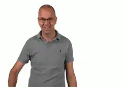 Man gives thumbs up