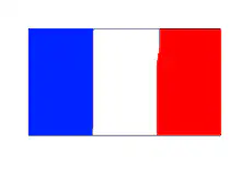 French flag melting