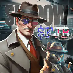 Shadow FBI Agent and Cat