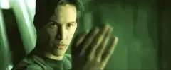 Neo stops bullets with hand