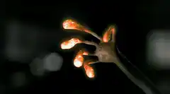 Giant Ants with Glowing Eyes