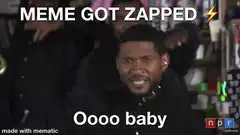 Usher Oooo baby meme got zapped