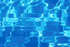 Blue water ripples