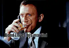 James Bond Shaken Nostr