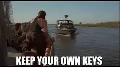 Rambo and Colonel Trautman Keep Your Own Keys