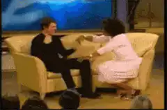 Tom Cruise zaps Oprah with lightning