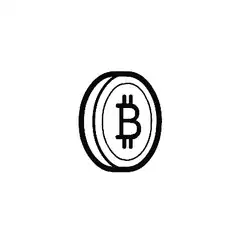 Bitcoin coin icon