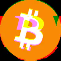 Glitching Bitcoin Logo