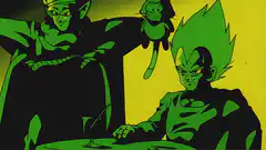 Vegeta and Piccolo with monkey plush