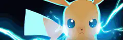 Pikachu with blue lightning aura