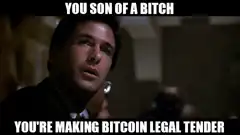 You Son of a Bitch Bitcoin Legal Tender