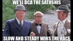 Three Stooges DCA the Satoshis