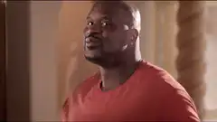 Shaquille O'Neal Smirking