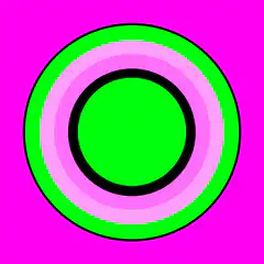Concentric circles pulsing