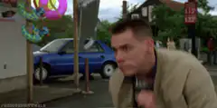 Brian Dennehy punches himself