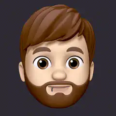 Man with beard and drool