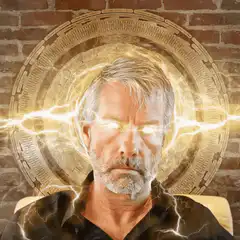Nostr Developer Glowing Eyes