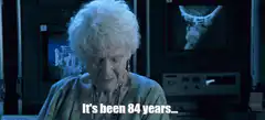 Old woman It's been 84 years