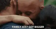 Family just got bigger Vin Diesel