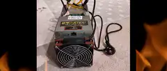 Bitcoin mining rigs on fire