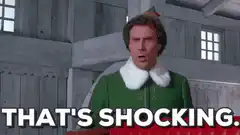 Buddy the Elf That's Shocking