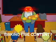 Mr. Garrison Zapping Fire Content