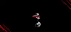 Blindfolded man with lightning