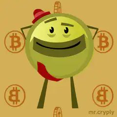 Mr. Cryply Bitcoin Coin Dancing