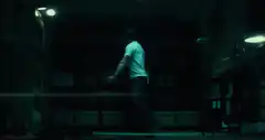 Man smashes can with hammer