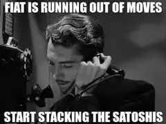 Fiat is running out of moves start stacking the satoshis