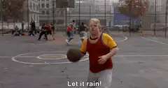 Let it rain basketball player