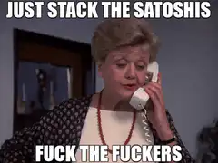 Just Stack The Satoshis Fuck The Fuckers