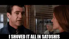 I Shoved It All In Satoshis