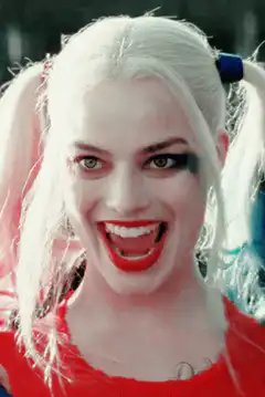 Harley Quinn laughing maniacally