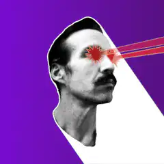 Nostr Man Laser Eyes