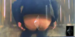 Ethereum logo splits open a belly