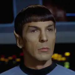Spock raising an eyebrow