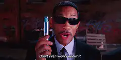Will Smith activates neuralyzer