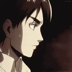 anime man drinking tea