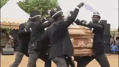 Dancing pallbearers