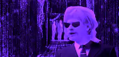 Jared Leto as Agent Smith in the Matrix
