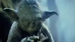 Yoda nodding and smiling