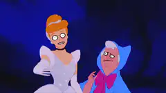 Cinderella spits on Fairy Godmother