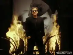 The Crow Michael Jai White flames