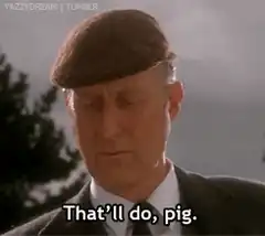 That'll do, pig