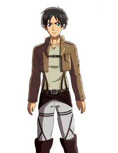Eren Yeager angry anime character