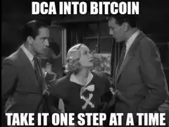 DCA into Bitcoin take it one step at a time