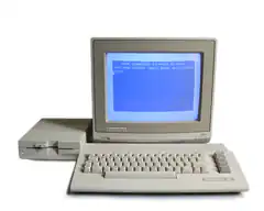 Commodore 64 computer setup