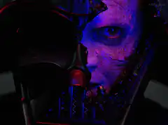 Darth Vader half-mask close-up